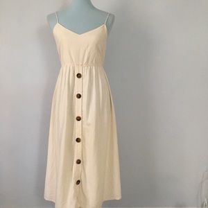 ZARA trf collection linen dress